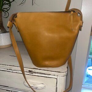 ABLE Leather Bucket Crossbody Bag